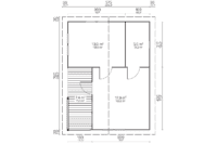Plano arquitectónico de una propiedad de Grupo Tene mostrando distribución y dimensiones de habitaciones y áreas.